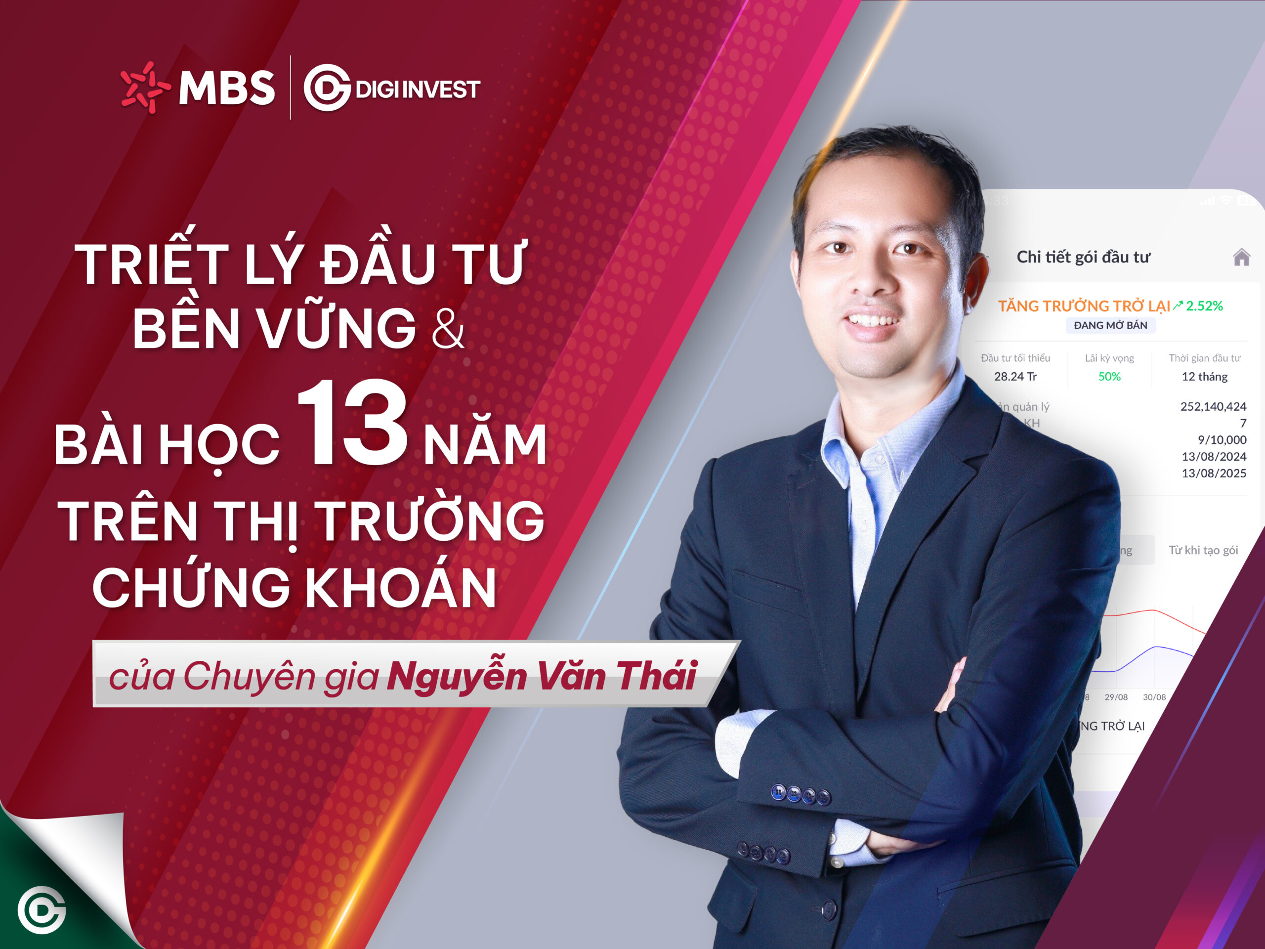 Triết lý đầu tư bền vững và bài học 13 năm trên thị trường chứng khoán của chuyên gia Nguyễn Văn Thái