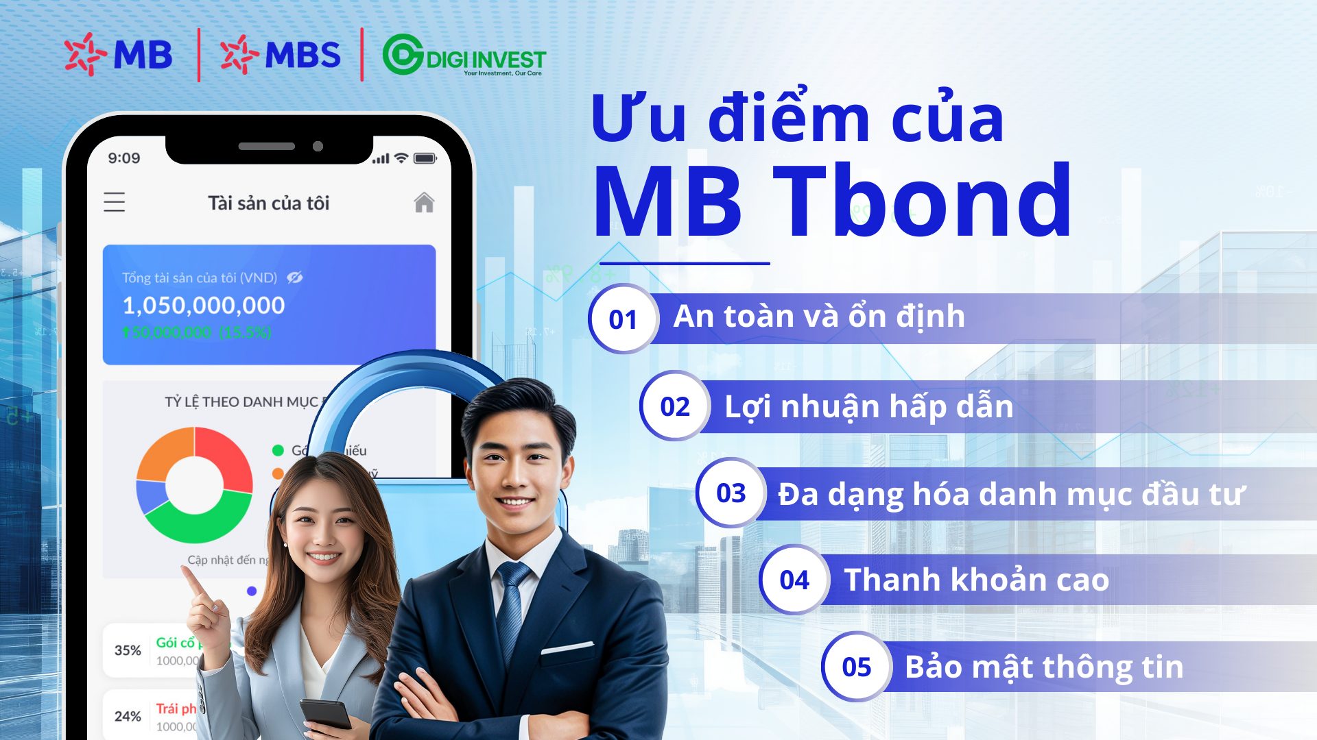 Ưu điểm vượt trội của trái phiếu MB Tbond
